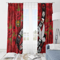 Personalised Tonga ANZAC 1915-2026 Filmstrip Window Curtain Lest We Forget 25 April LT9 - Polynesian Pride