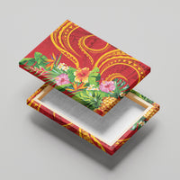 Polynesian Tribal Flower Tattoo Canvas Wall Art Special Vermilion Vibe LT9 - Polynesian Pride