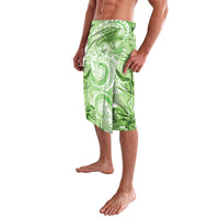 Polynesian Hibiscus Flower Tribal Lavalava Lime Green Color LT9 - Polynesian Pride