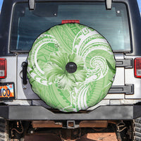 Polynesian Hibiscus Flower Tribal Spare Tire Cover Lime Green Color LT9 Lime Green - Polynesian Pride