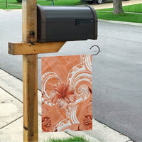 Polynesian Hibiscus Flower Tribal Garden Flag Peach Color LT9 - Polynesian Pride