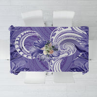 Polynesian Hibiscus Flower Tribal Tablecloth Violet Color LT9 Violet - Polynesian Pride