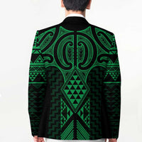 Kakariki Maori Ta Moko Poutama Art Blazer - Polynesian Pride