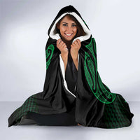 Kakariki Maori Ta Moko Poutama Art Hooded Blanket LT9 - Polynesian Pride
