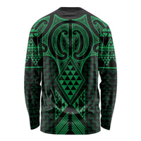 Kakariki Maori Ta Moko Poutama Art Long Sleeve Shirt LT9 - Polynesian Pride