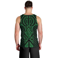 Kakariki Maori Ta Moko Poutama Art Men Tank Top LT9 - Polynesian Pride