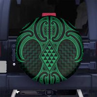 Kakariki Maori Ta Moko Poutama Art Spare Tire Cover
