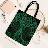 Kakariki Maori Ta Moko Poutama Art Tote Bag - Polynesian Pride