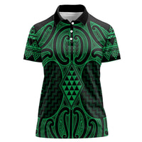 Kakariki Maori Ta Moko Poutama Art Women Polo Shirt