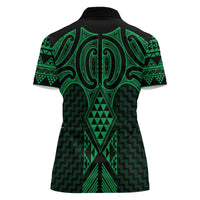 Kakariki Maori Ta Moko Poutama Art Women Polo Shirt