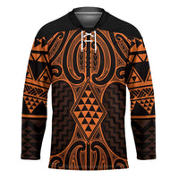 Karaka Maori Ta Moko Poutama Art Hockey Jersey - Polynesian Pride