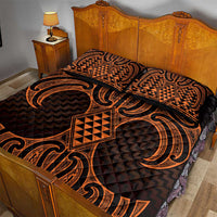 Karaka Maori Ta Moko Poutama Art Quilt Bed Set