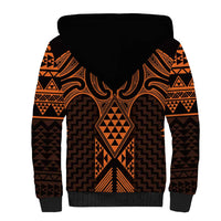 Karaka Maori Ta Moko Poutama Art Sherpa Hoodie LT9 - Polynesian Pride