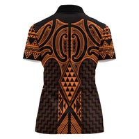 Karaka Maori Ta Moko Poutama Art Women Polo Shirt