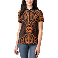 Karaka Maori Ta Moko Poutama Art Women Polo Shirt