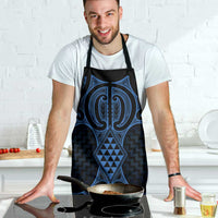 Kikorangi Maori Ta Moko Poutama Art Apron - Polynesian Pride