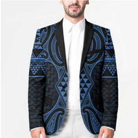 Kikorangi Maori Ta Moko Poutama Art Blazer - Polynesian Pride