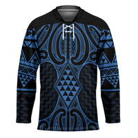 Kikorangi Maori Ta Moko Poutama Art Hockey Jersey - Polynesian Pride