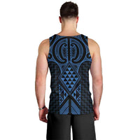 Kikorangi Maori Ta Moko Poutama Art Men Tank Top LT9 - Polynesian Pride