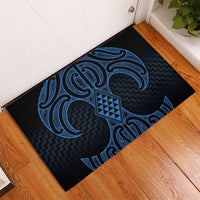 Kikorangi Maori Ta Moko Poutama Art Rubber Doormat LT9 - Polynesian Pride