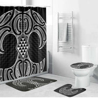 Ma Maori Ta Moko Poutama Art Bathroom Set - Polynesian Pride