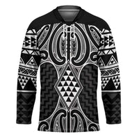 Ma Maori Ta Moko Poutama Art Hockey Jersey LT9 Unisex White - Polynesian Pride