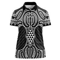 Ma Maori Ta Moko Poutama Art Women Polo Shirt