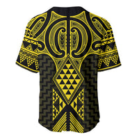 Mahi-dawg Maori Ta Moko Poutama Art Baseball Jersey