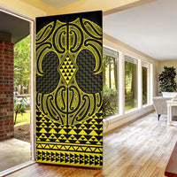 Mahi-dawg Maori Ta Moko Poutama Art Door Cover - Polynesian Pride