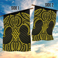 Mahi-dawg Maori Ta Moko Poutama Art Garden Flag