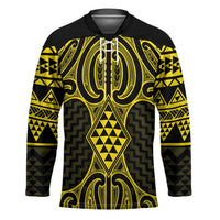 Mahi-dawg Maori Ta Moko Poutama Art Hockey Jersey - Polynesian Pride