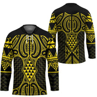 Mahi-dawg Maori Ta Moko Poutama Art Hockey Jersey LT9 - Polynesian Pride