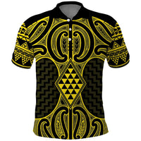 Mahi-dawg Maori Ta Moko Poutama Art Polo Shirt