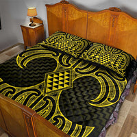 Mahi-dawg Maori Ta Moko Poutama Art Quilt Bed Set LT9 - Polynesian Pride