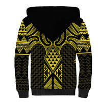 Mahi-dawg Maori Ta Moko Poutama Art Sherpa Hoodie LT9 - Polynesian Pride