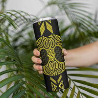 Mahi-dawg Maori Ta Moko Poutama Art Skinny Tumbler