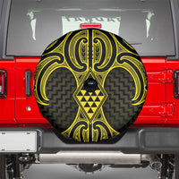 Mahi-dawg Maori Ta Moko Poutama Art Spare Tire Cover