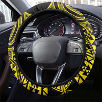 Mahi-dawg Maori Ta Moko Poutama Art Steering Wheel Cover LT9 - Polynesian Pride