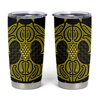 Mahi-dawg Maori Ta Moko Poutama Art Tumbler Cup