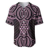 Mawhero Maori Ta Moko Poutama Art Baseball Jersey