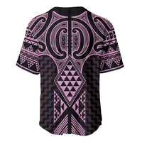 Mawhero Maori Ta Moko Poutama Art Baseball Jersey