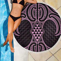 Mawhero Maori Ta Moko Poutama Art Beach Blanket LT9 - Polynesian Pride