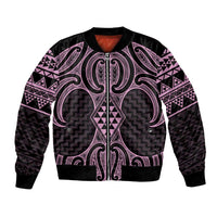 Mawhero Maori Ta Moko Poutama Art Bomber Jacket