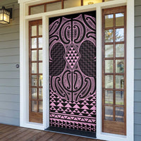 Mawhero Maori Ta Moko Poutama Art Door Cover - Polynesian Pride