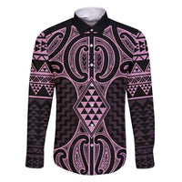 Mawhero Maori Ta Moko Poutama Art Family Matching Short Sleeve Bodycon Dress and Hawaiian Shirt