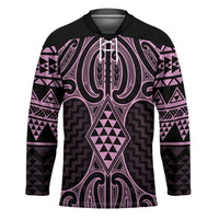 Mawhero Maori Ta Moko Poutama Art Hockey Jersey - Polynesian Pride