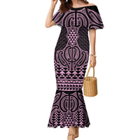 Mawhero Maori Ta Moko Poutama Art Mermaid Dress