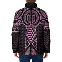 Mawhero Maori Ta Moko Poutama Art Padded Jacket - Polynesian Pride