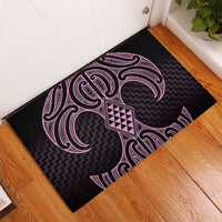 Mawhero Maori Ta Moko Poutama Art Rubber Doormat LT9 - Polynesian Pride