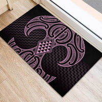 Mawhero Maori Ta Moko Poutama Art Rubber Doormat LT9 - Polynesian Pride